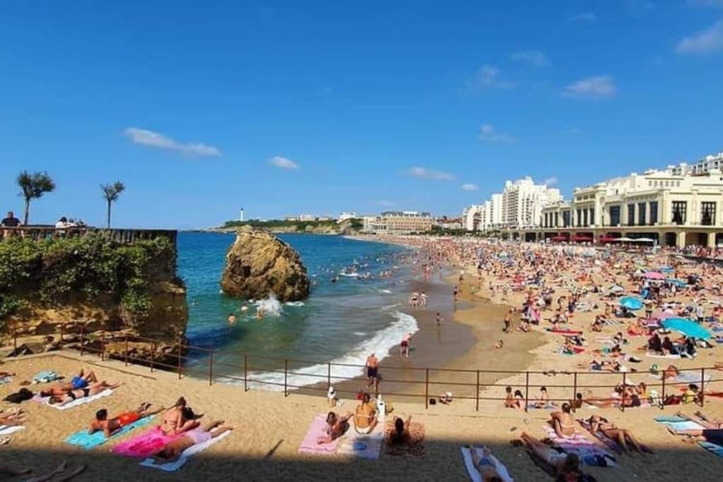 Magnifique T3 - Grande Plage Biarritz Bagian luar foto